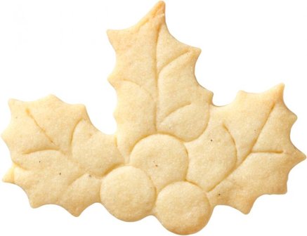 Birkmann Holly Cookie Cutter 7cm