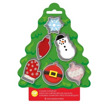  Wilton Cookie Cutter Tree Set/6