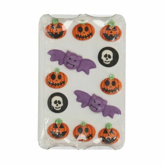 Decora Sugar Decorations Halloween Fantasia Pk/6