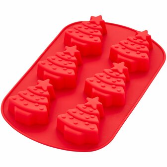 Decora Christmas Trees Silicone Mold (6 cavities)