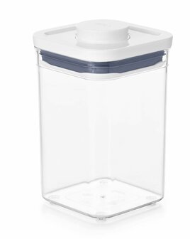 OXO Voorraadbus &#039;POP&#039; 2.0 klein vierkant - laag (1,0 liter)