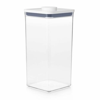 OXO Voorraadbus &#039;POP&#039; 2.0 groot vierkant - hoog (5,7 liter)