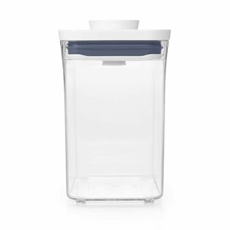 OXO Voorraadbus &#039;POP&#039; 2.0 rechthoekig - laag (1,6 liter)