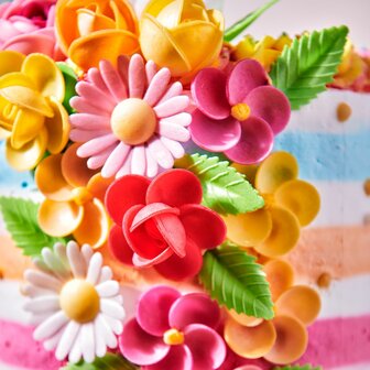 FunCakes Eetbare Papieren Bloemen Viool pk/8