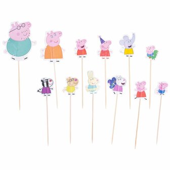 Dr. Oetker Peppa Pig &amp; Friends - Cupcake Toppers pc/24