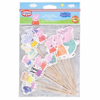 Dr. Oetker Peppa Pig &amp; Friends - Cupcake Toppers pc/24