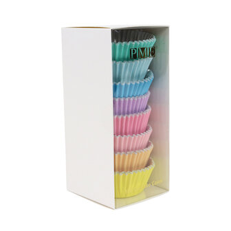 PME Cupcake Vormpjes met Folievoering Pastel - 100 stuks