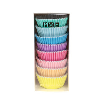 PME Cupcake Vormpjes met Folievoering Pastel - 100 stuks