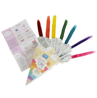 PME Regenboog Cake Kleurstof Kit