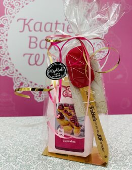 Bedankje Juf Spatel + Cupcake Mix