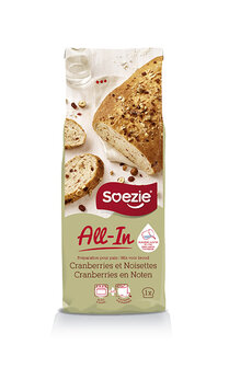 Soezie All-in Cranberry-Notenbrood 500g