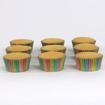 PME Cupcake Vormpjes met Eenhoorn kleuren- pk/30