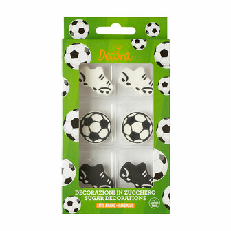 Decora Goal Sugar Decorations pk/6