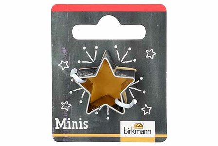 Birkmann Mini Koekjesvorm Ster 2,5cm