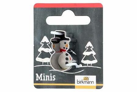 Birkmann Mini Koekjesvorm Sneeuwman 2,7cm