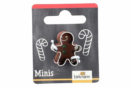 Birkmann Mini Koekjesvorm Gingerbreadman 2,5cm