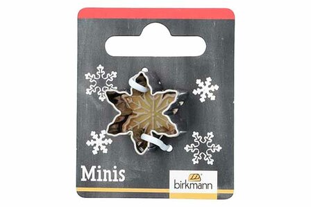 Birkmann Mini Koekjesvorm Sneeuwvlok 2,8cm