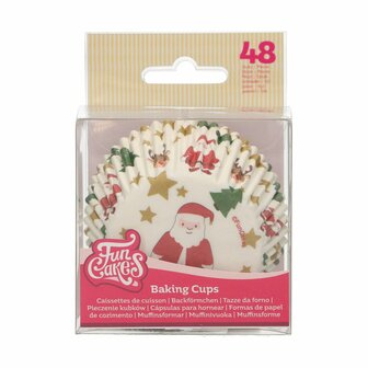 FunCakes Baking Cups Christmas pk/48