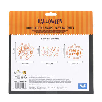 PME Halloween Koekjesuitstekers &amp; Stempels set/3