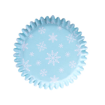 PME Kerst Cupcake Vormpjes&nbsp;- Sneeuwpop (60 stuks)