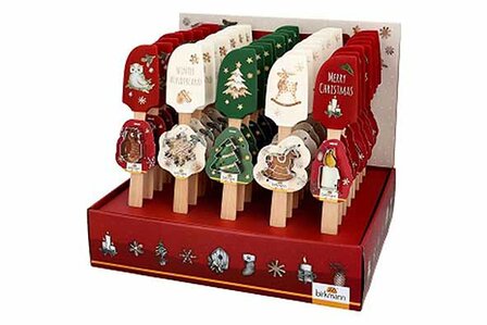 Birkmann Dough Scraper &amp; Cookie Cutter Christmas Rocking Deer