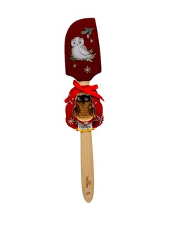 Birkmann Dough Scraper &amp; Cookie Cutter Christmas Owl