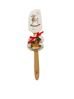 Birkmann Dough Scraper &amp; Cookie Cutter Christmas Rocking Deer