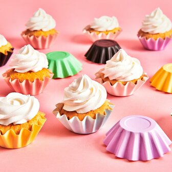 FunCakes Bloom Baking Cups - Wit pk/48