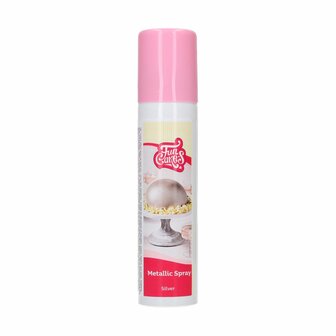 FunCakes Metallic Spray Zilver