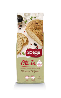 Soezie All-in Grieks Olijvenbrood 500g