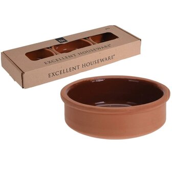 Ovenschaal Terracotta &Oslash;12cm Set/3