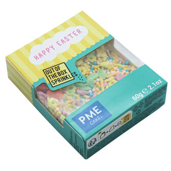 PME Paas &quot;Out of the Box&quot; Mix van Strooisels - Vrolijk Pasen (60g)