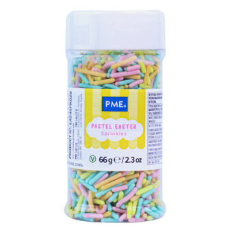 PME Paas Mix van Strooisels - Pastel Hagelslag (60g)