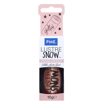 PME Eetbare Glanspoeder Sneeuw - Ros&eacute;goud (10g)