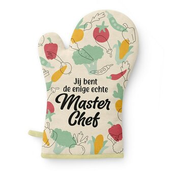 Miko Ovenhandschoen met Tekst - Masterchef