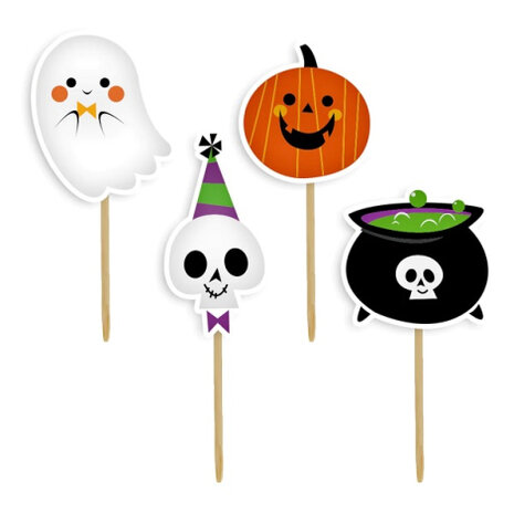 AH Fun Halloween Cupcake Toppers pk/12