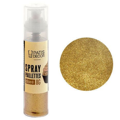 PATISDECOR Gouden Glitter Spray 8g