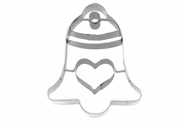 Birkmann Bell with Heart Cookie Cutter 6cm 