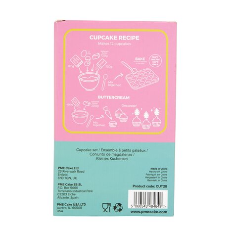 PME Cupcake Tropische Set/48