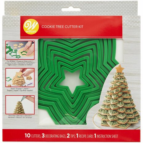 Wilton Koekjes Uitstekers Kerstboom Set/15