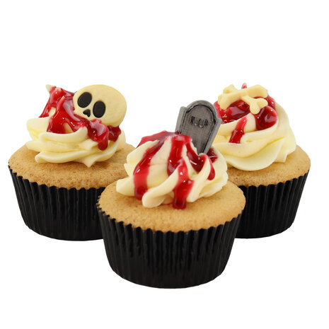 PME Halloween Cupcake Decoratiekit - Griezelige Begraafplaats