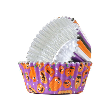 PME Halloween Cupcakevormpjes Pompoenfeest (60 stuks)