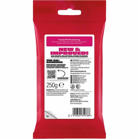 Renshaw Fondant Fuchsia Roze 250g