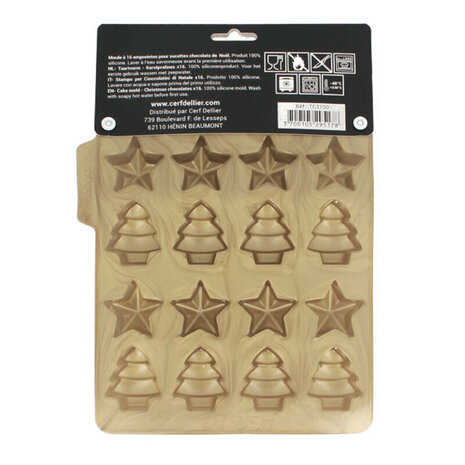 PATISDECOR Siliconen Kerst Chocolade Vorm