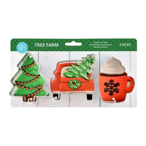 AH Christmas Tree Farm RVS Cookie Cutters Set/3