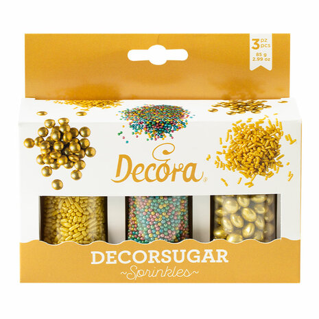 Decora Decor Mix Gold and Multicolor Set 85g