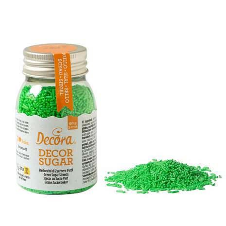 Decora Green Sugar Sticks 90g