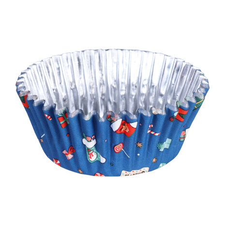 PME Kerst Cupcake Vormpjes - Kerstman Mix (100 stuks)