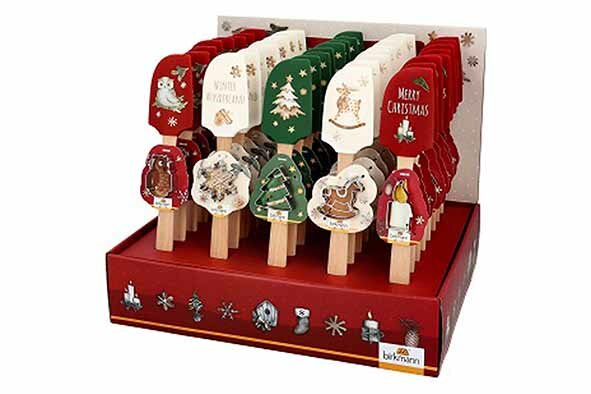 Birkmann Dough Scraper & Cookie Cutter Christmas Rocking Deer