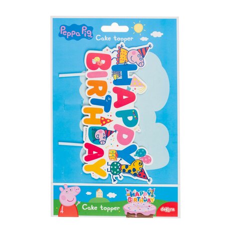 Dekora Cake Topper Peppa Pig 17x12 CM